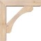 Ekena Millwork Legacy Block Smooth Bracket w/ Offset Brace, Douglas Fir, 5 1/2"W x 24"D x 24"H BKT0604X24X24LEC05SDF - alternate 3